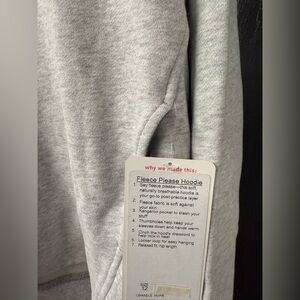 Lululemon Fleece Please Hoddie. Sz. 12